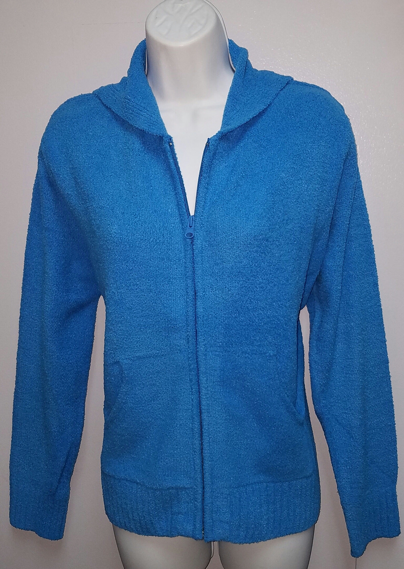 Chenille Zip Hoodie: 3 Color Choices