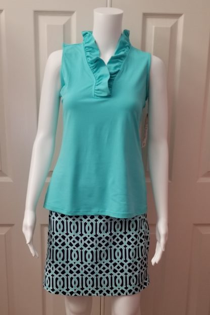 Ruffle V-Neck Top: FIVE colors - Image 4