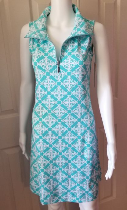 Swing Dress by LuLu-B:  GSAqua Print