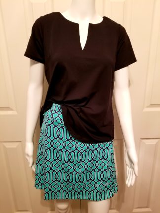 Zip Skort - Green Gate Print