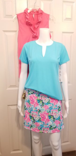 Zip Skort: GLF Print