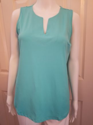 S/L Key Hole Top: SeaGlassAqua