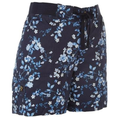 Dash Knit Waist Floral Shorts - Image 2